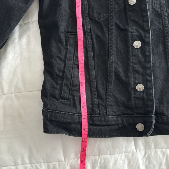 Abercrombie and Fitch Black Denim Jacket - Picture 5 of 8